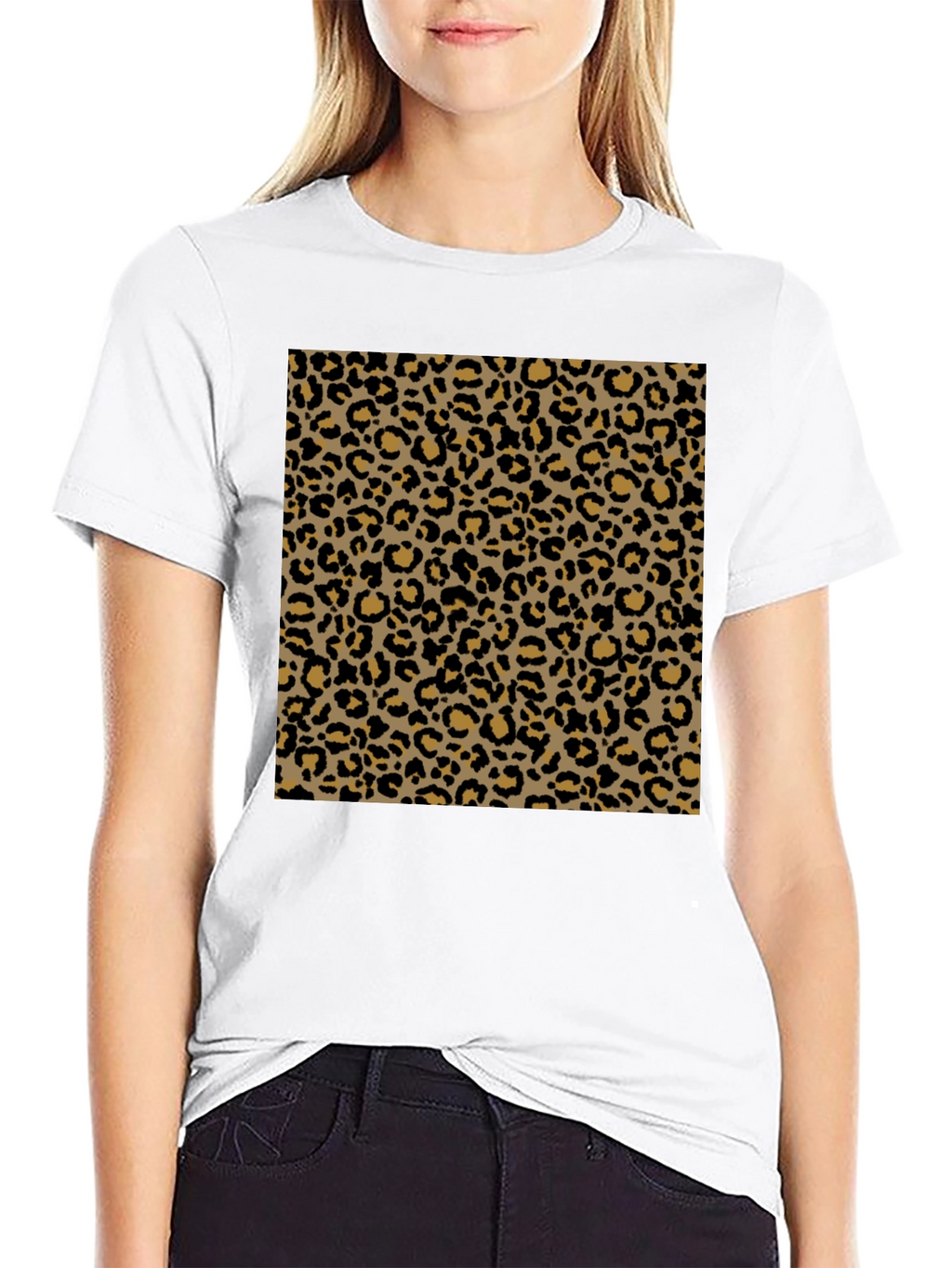 Leopard Print Tee - Classic Animal Pattern T-Shirt