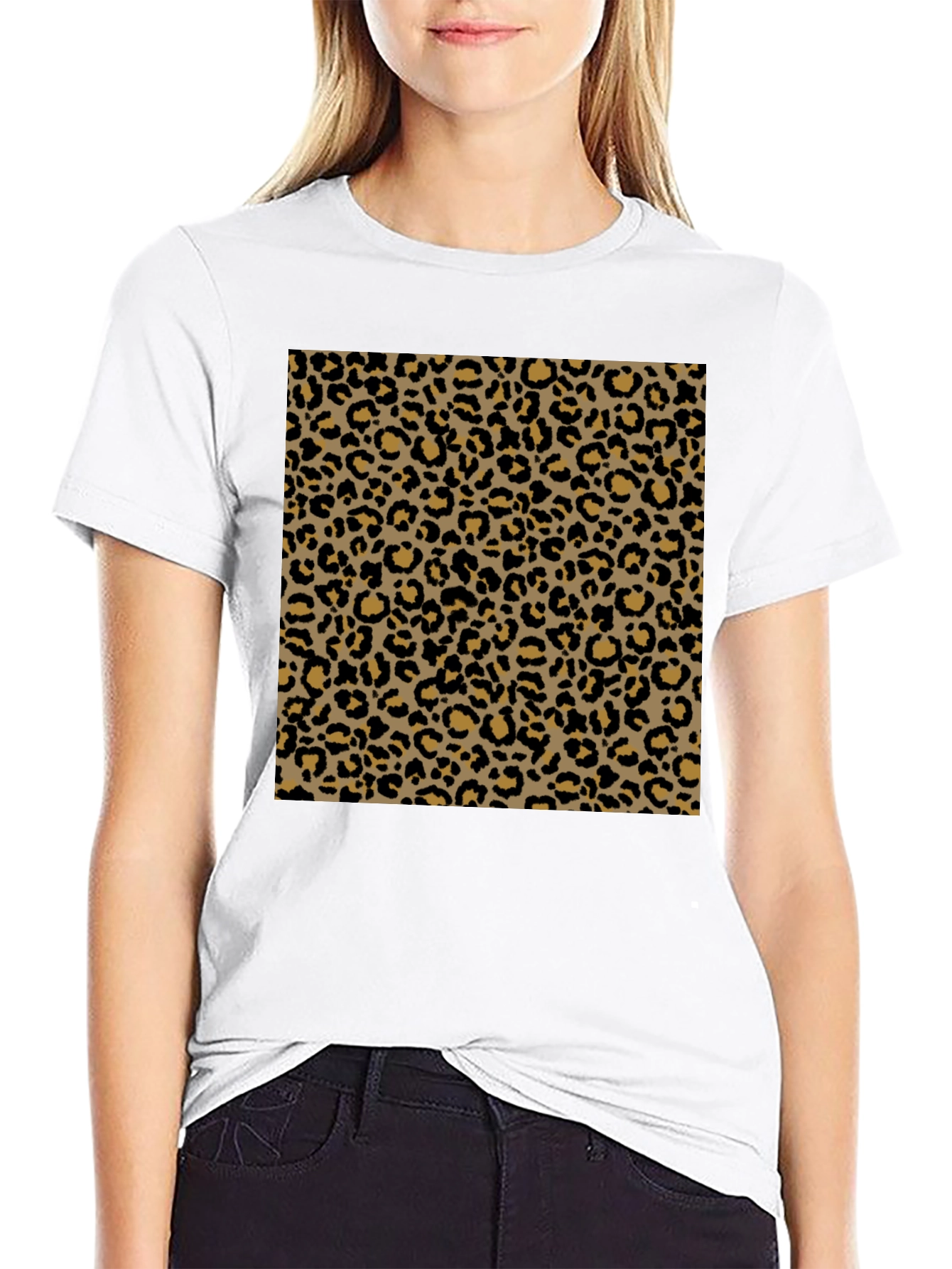 Leopard Print Tee - Classic Animal Pattern T-Shirt