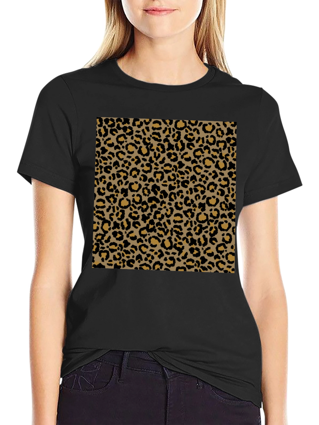 Leopard Print Tee - Classic Animal Pattern T-Shirt