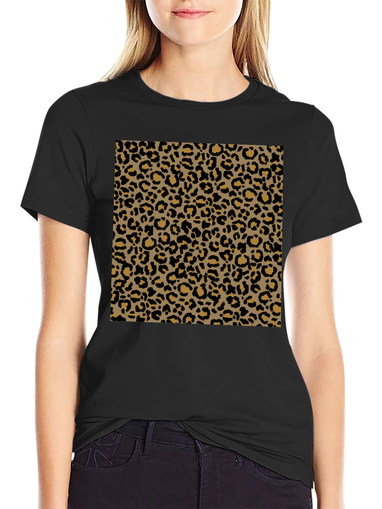 Leopard Print Tee - Classic Animal Pattern T-Shirt