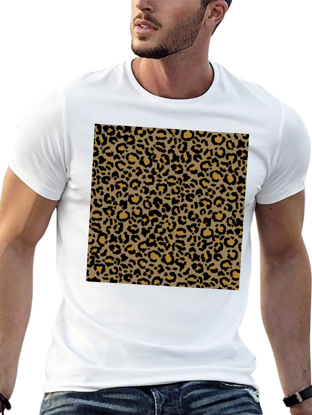 Leopard Print Tee - Classic Animal Pattern T-Shirt