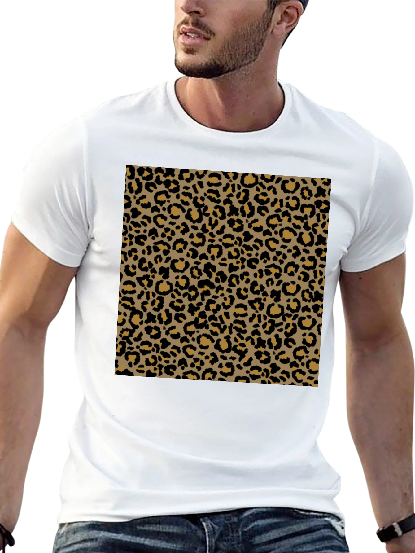Leopard Print Tee - Classic Animal Pattern T-Shirt