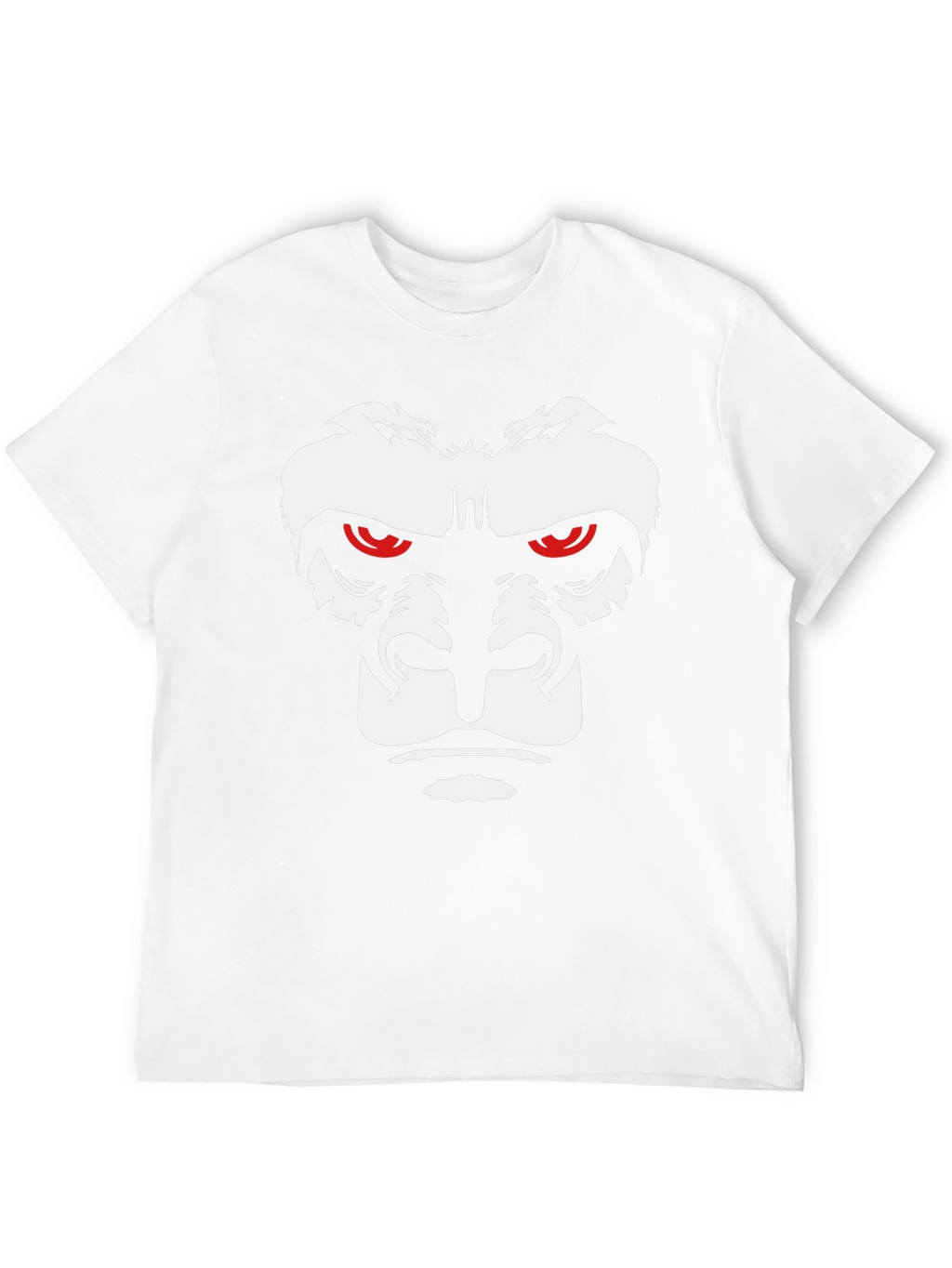 Gorilla Face Graphic Tee - Bold Black T-Shirt