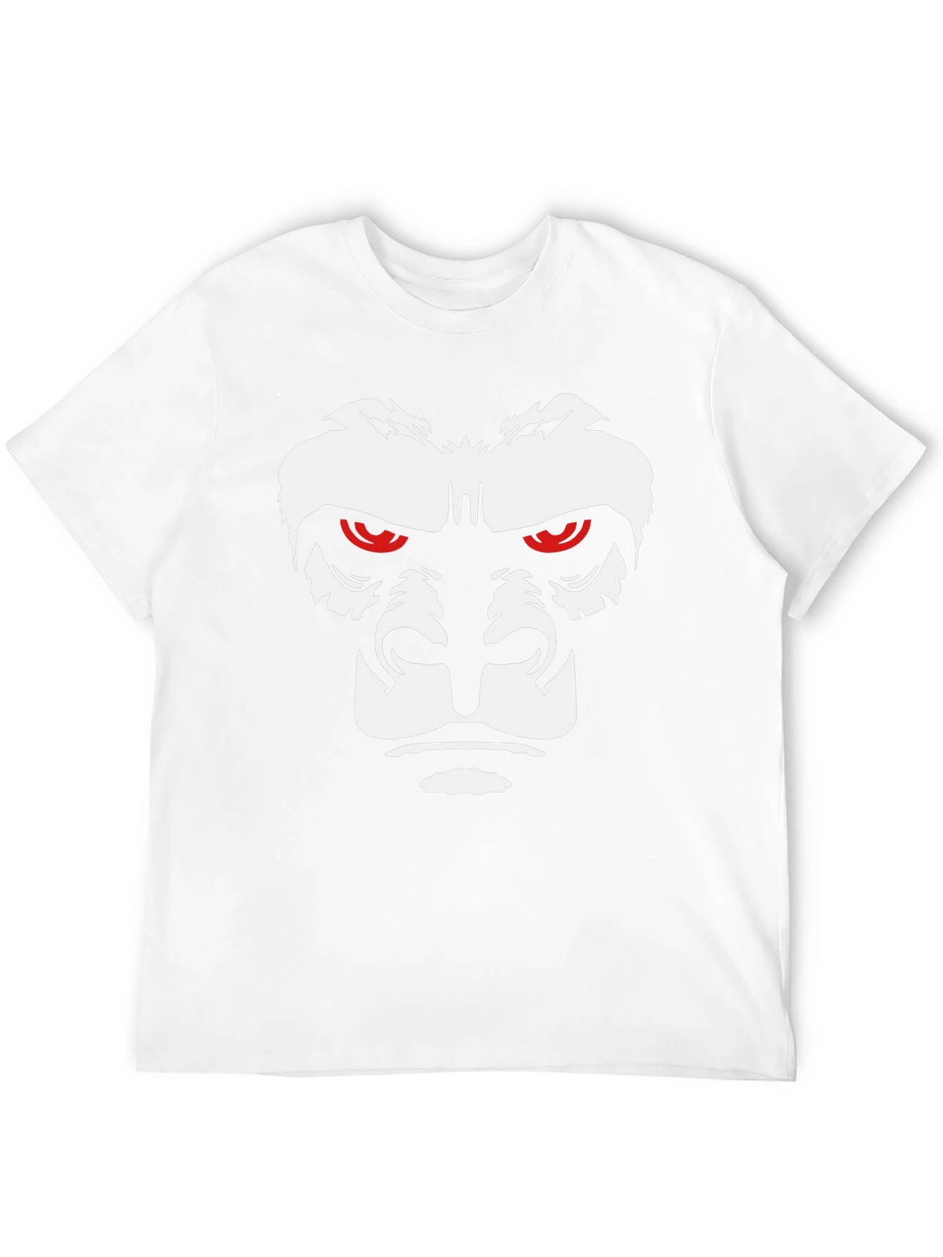 Gorilla Face Graphic Tee - Bold Black T-Shirt
