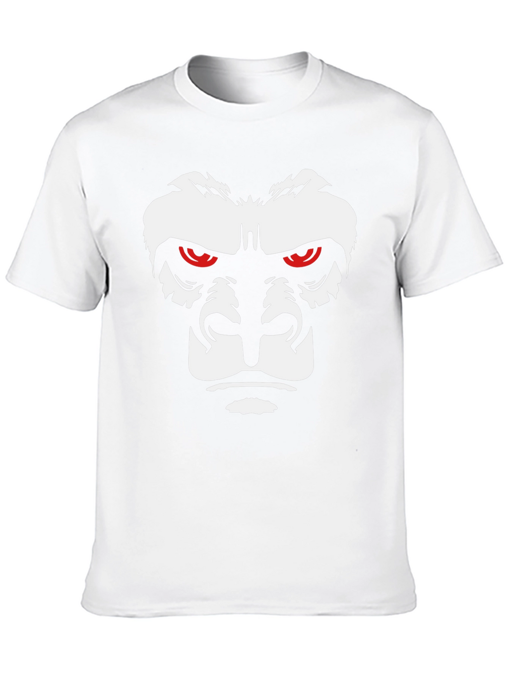 Gorilla Face Graphic Tee - Bold Black T-Shirt