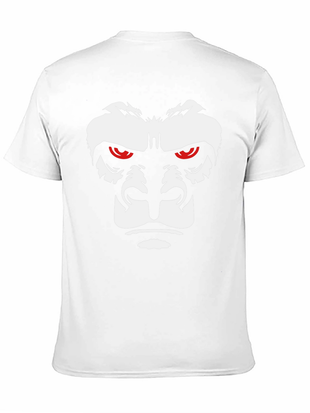 Gorilla Face Graphic Tee - Bold Black T-Shirt