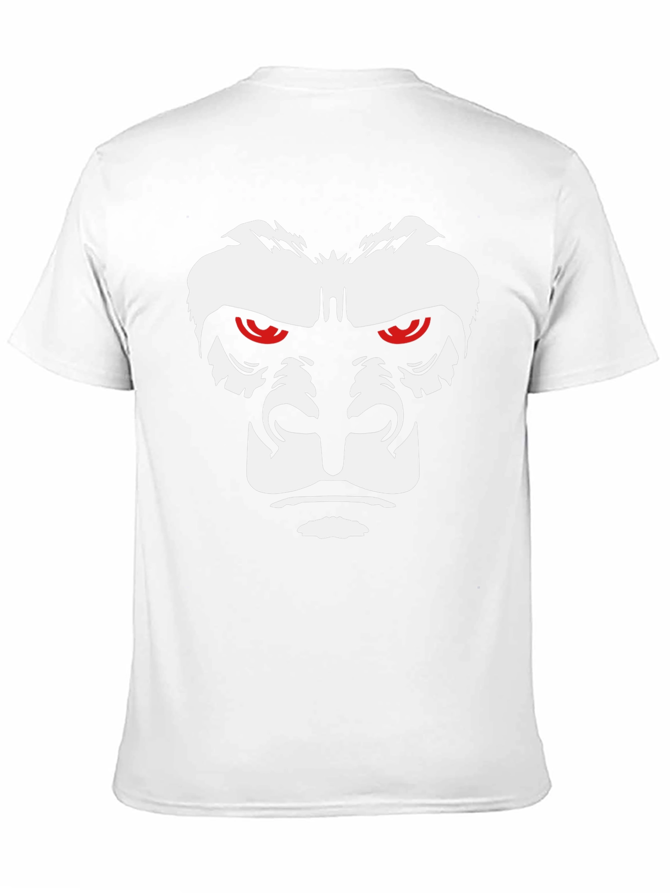 Gorilla Face Graphic Tee - Bold Black T-Shirt