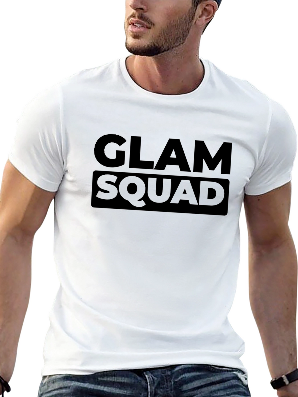 Glam Squad Black Tee