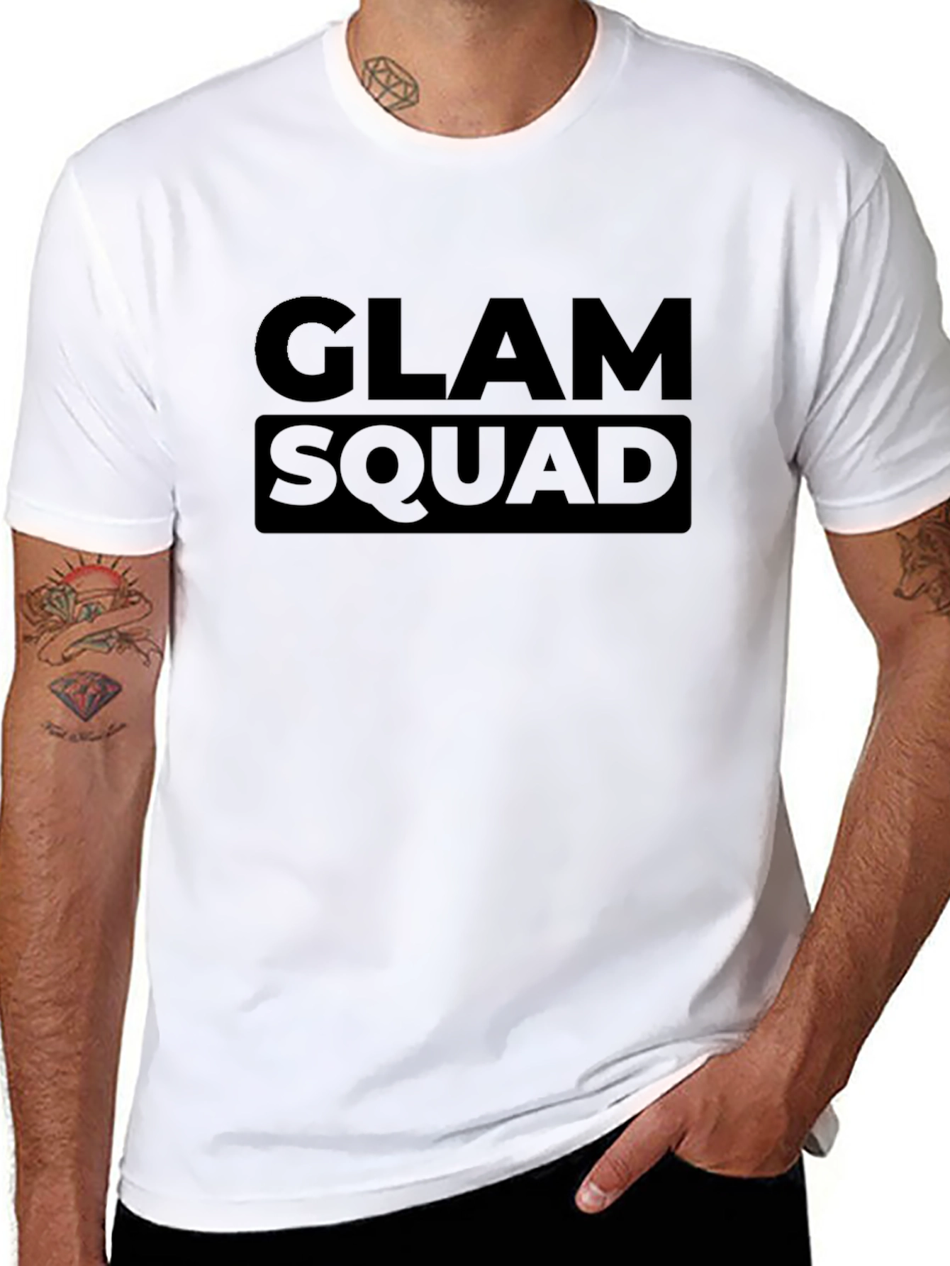 Glam Squad Black Tee