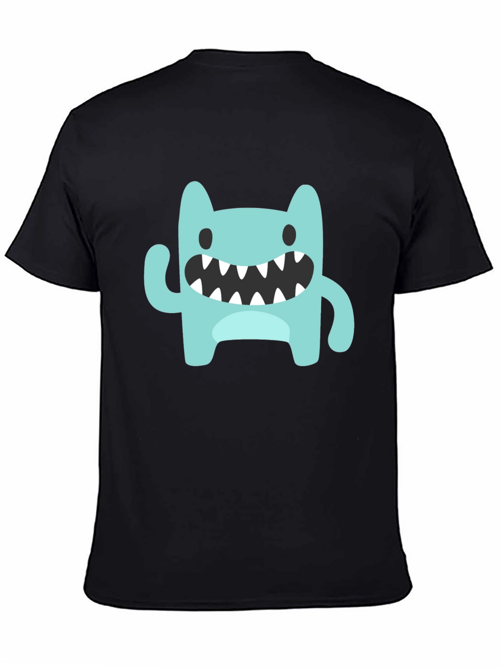 Monster Graphic Black Tee | Fun Casual Wear