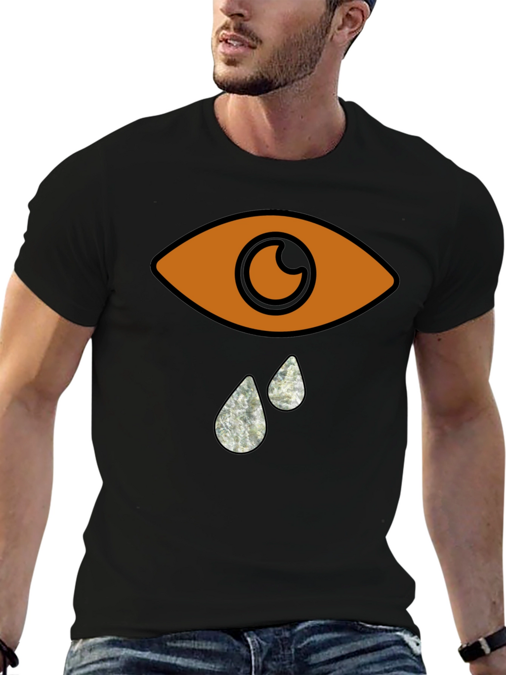 Eye with Tears Graphic T-Shirt
