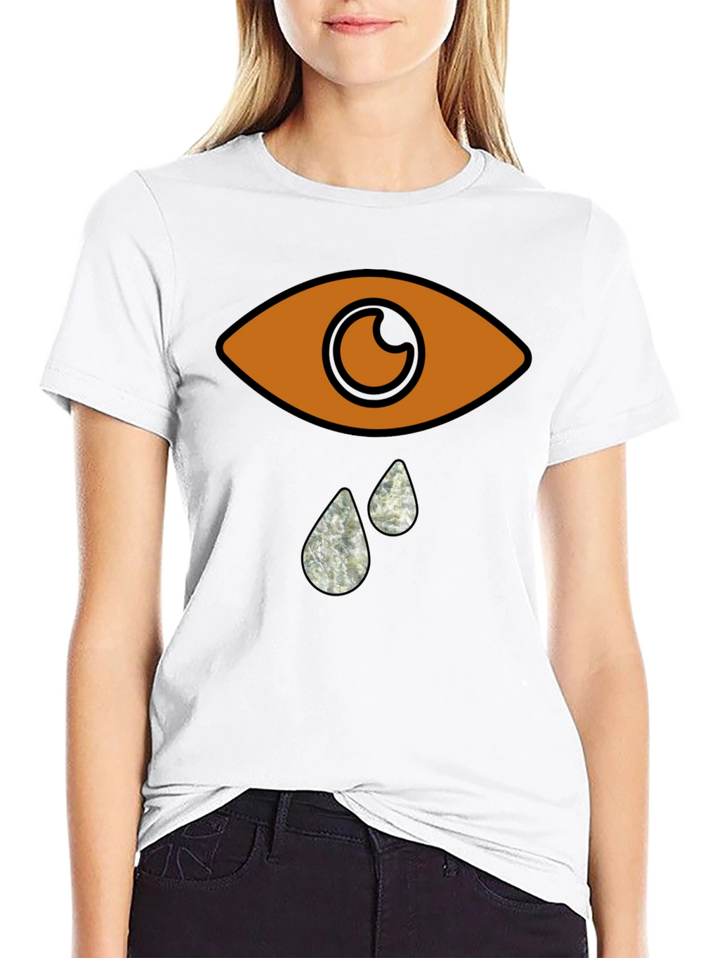 Eye with Tears Graphic T-Shirt