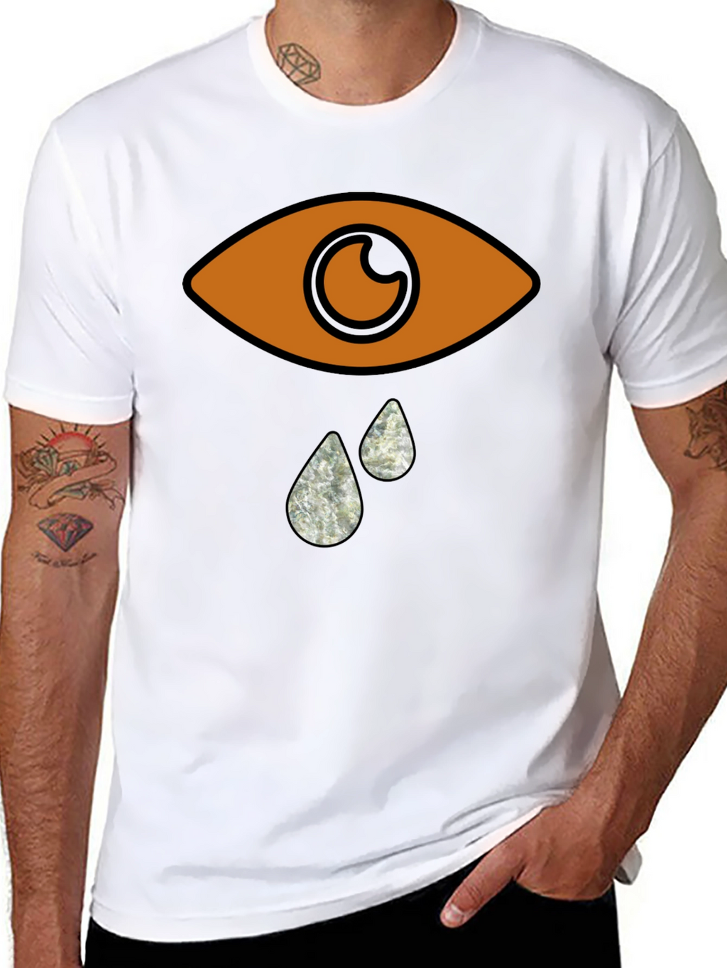 Eye with Tears Graphic T-Shirt