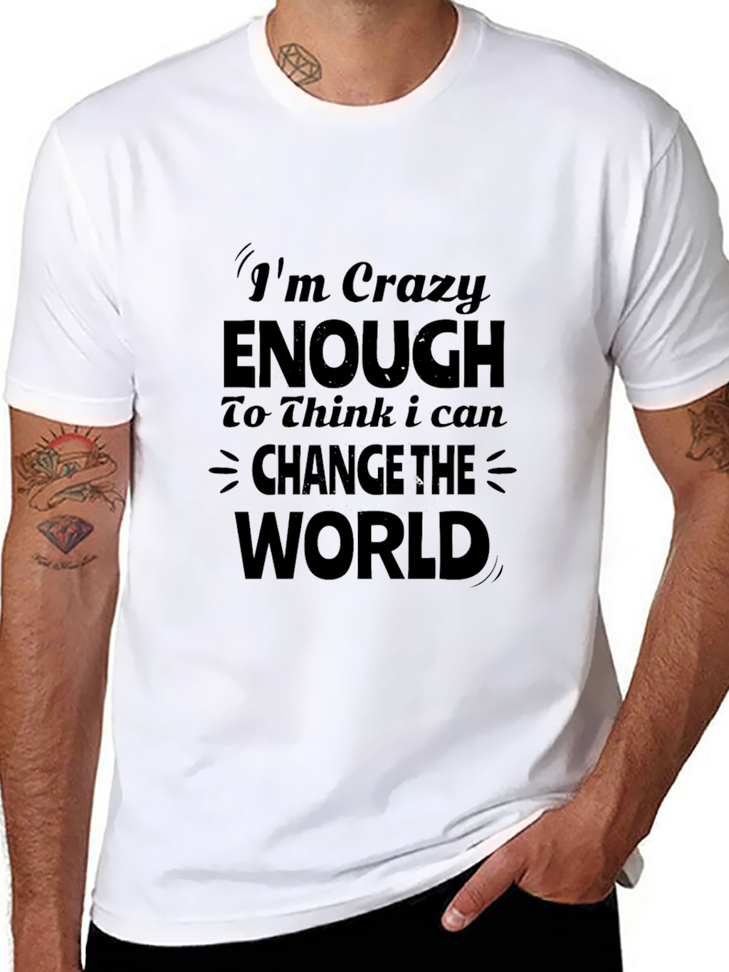 Im Crazy Enough Graphic T-Shirt