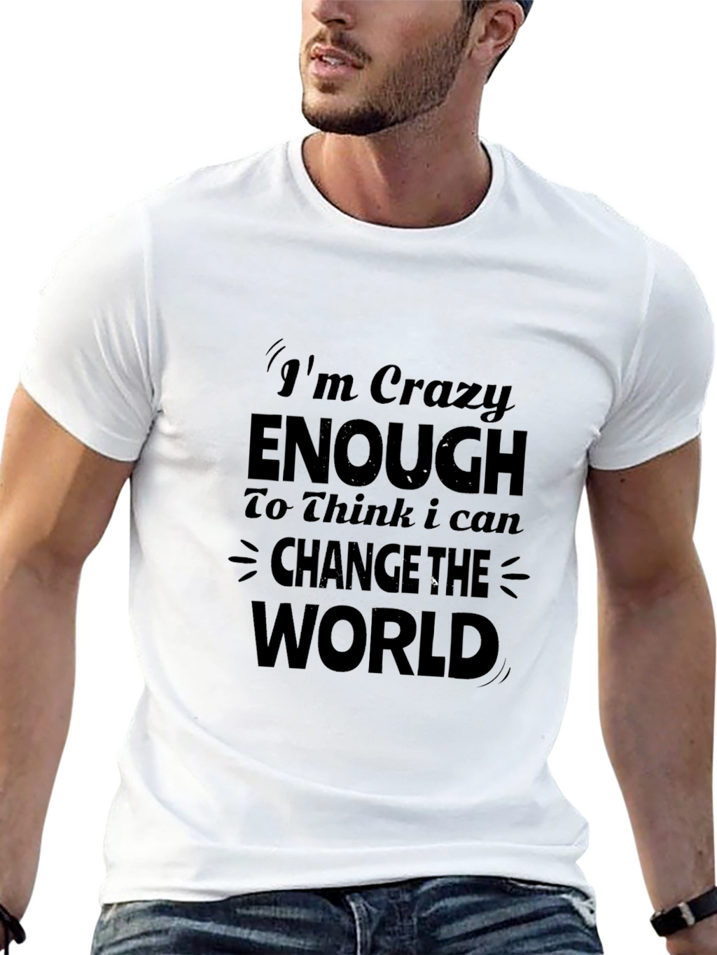 Im Crazy Enough Graphic T-Shirt