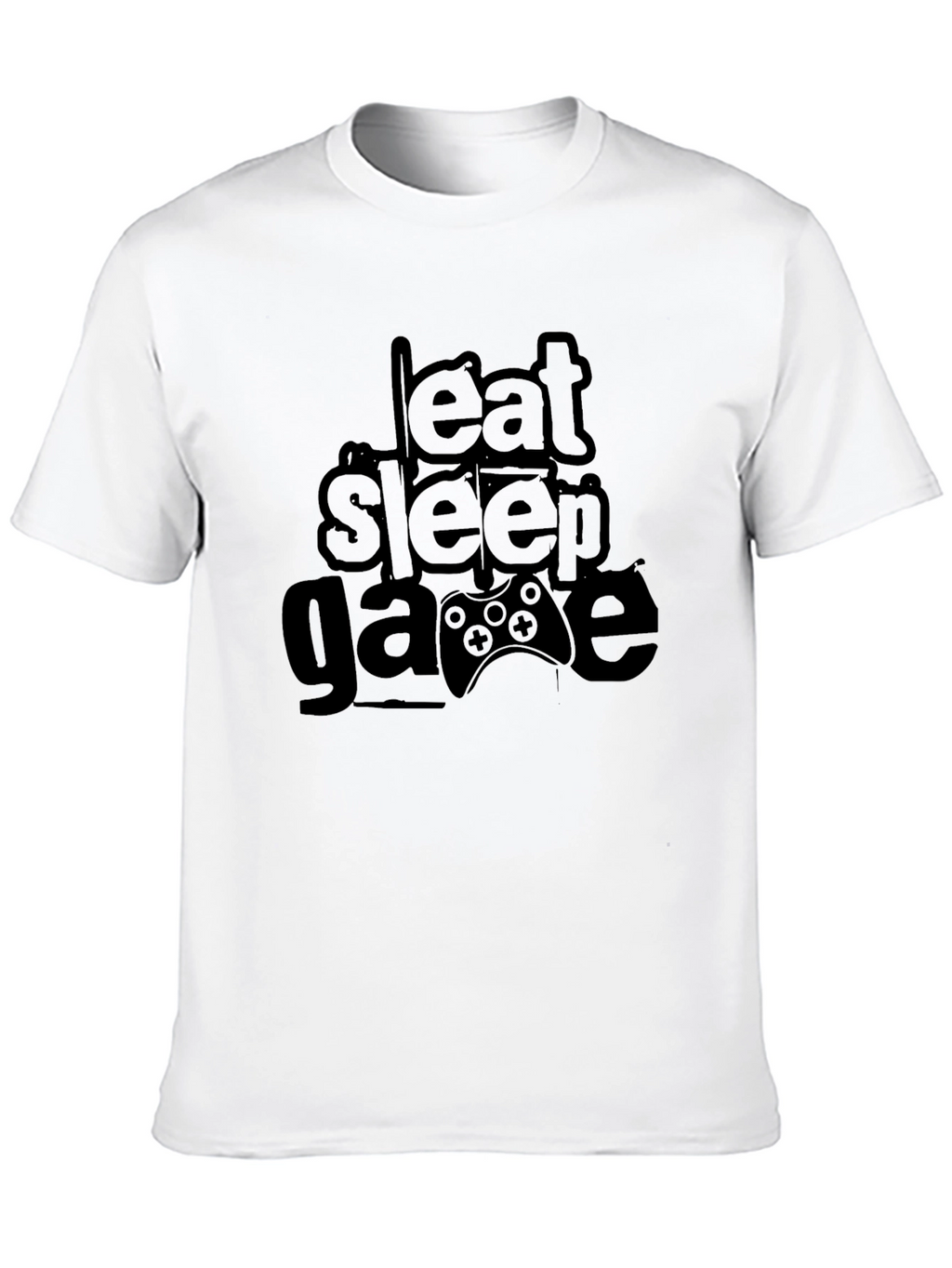 Eat Sleep Game Black Graphic Tee