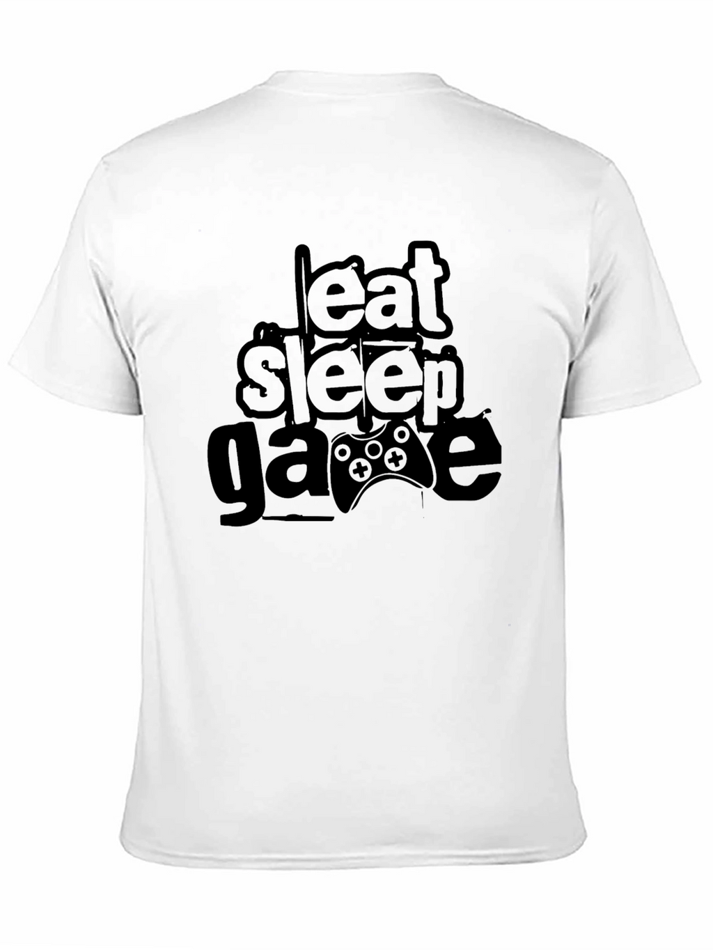 Eat Sleep Game Black Graphic Tee