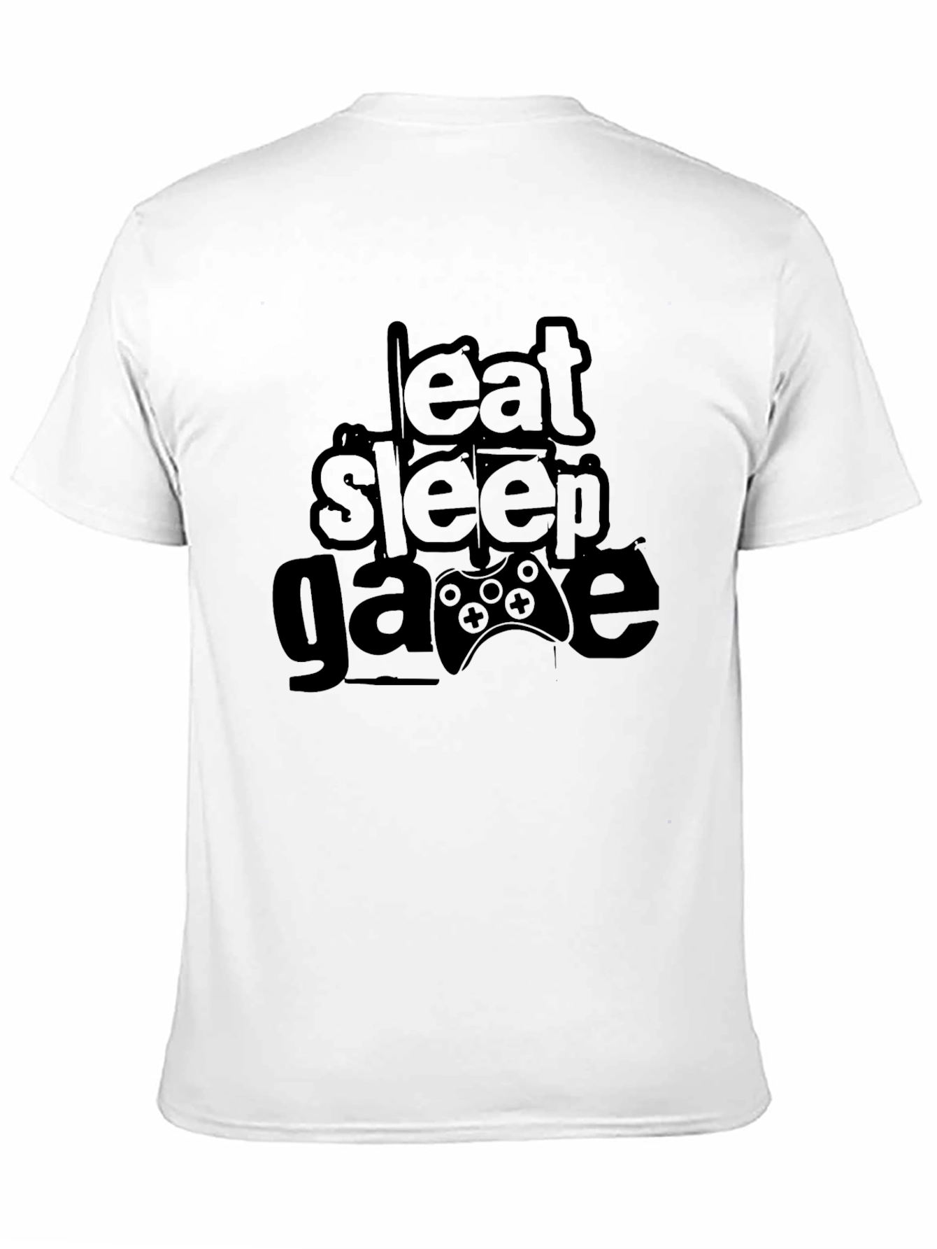 Eat Sleep Game Black Graphic Tee