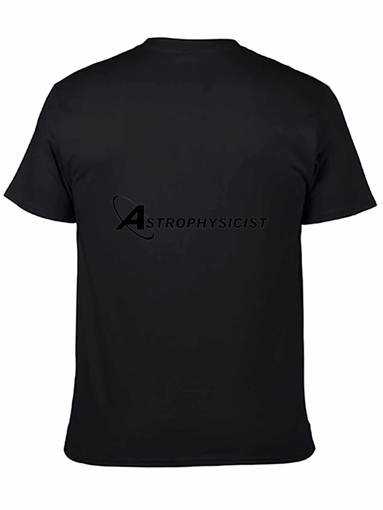 Astrophysicist Black Graphic T-Shirt - Science Apparel