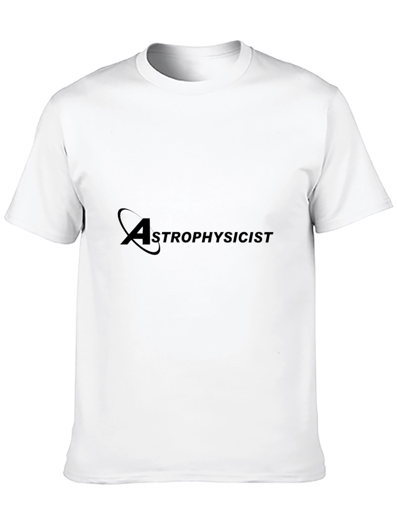 Astrophysicist Black Graphic T-Shirt - Science Apparel