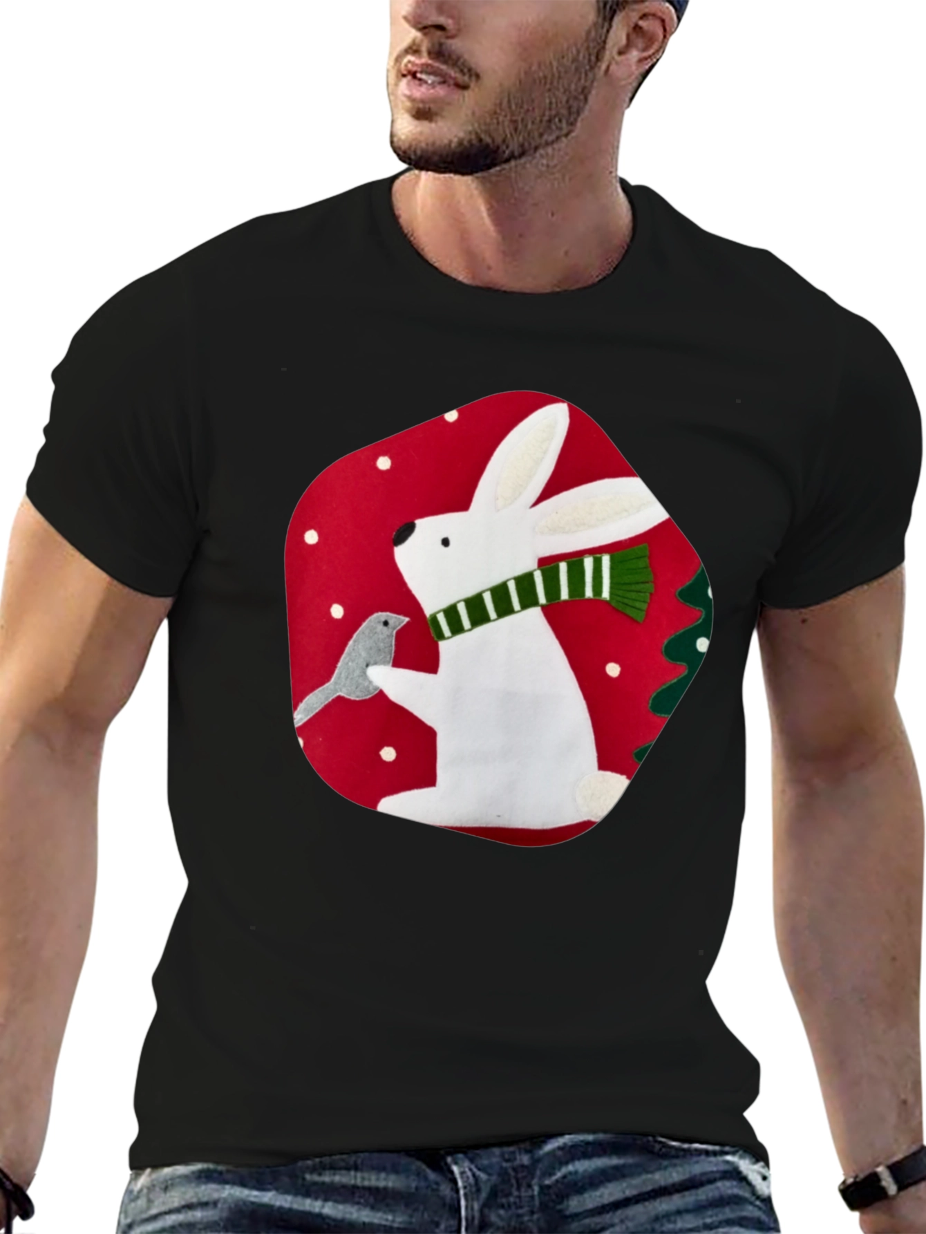 Festive Rabbit T-Shirt