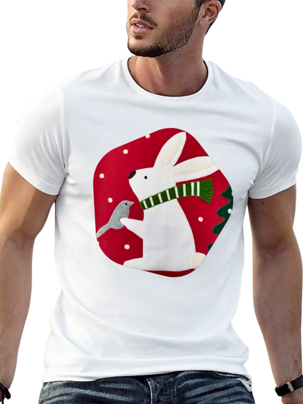 Festive Rabbit T-Shirt