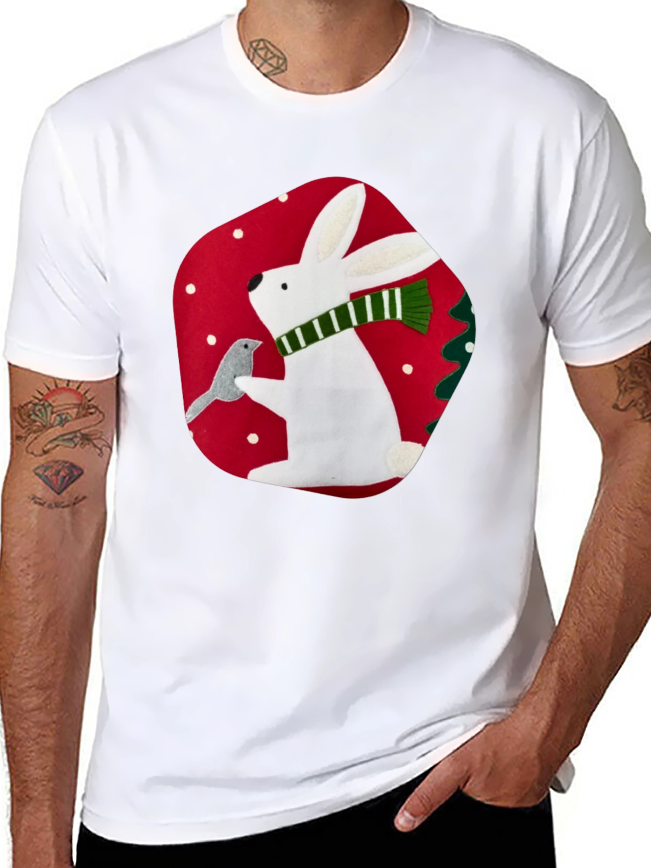Festive Rabbit T-Shirt