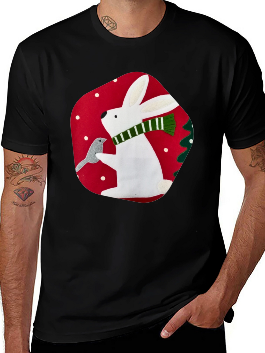 Festive Rabbit T-Shirt