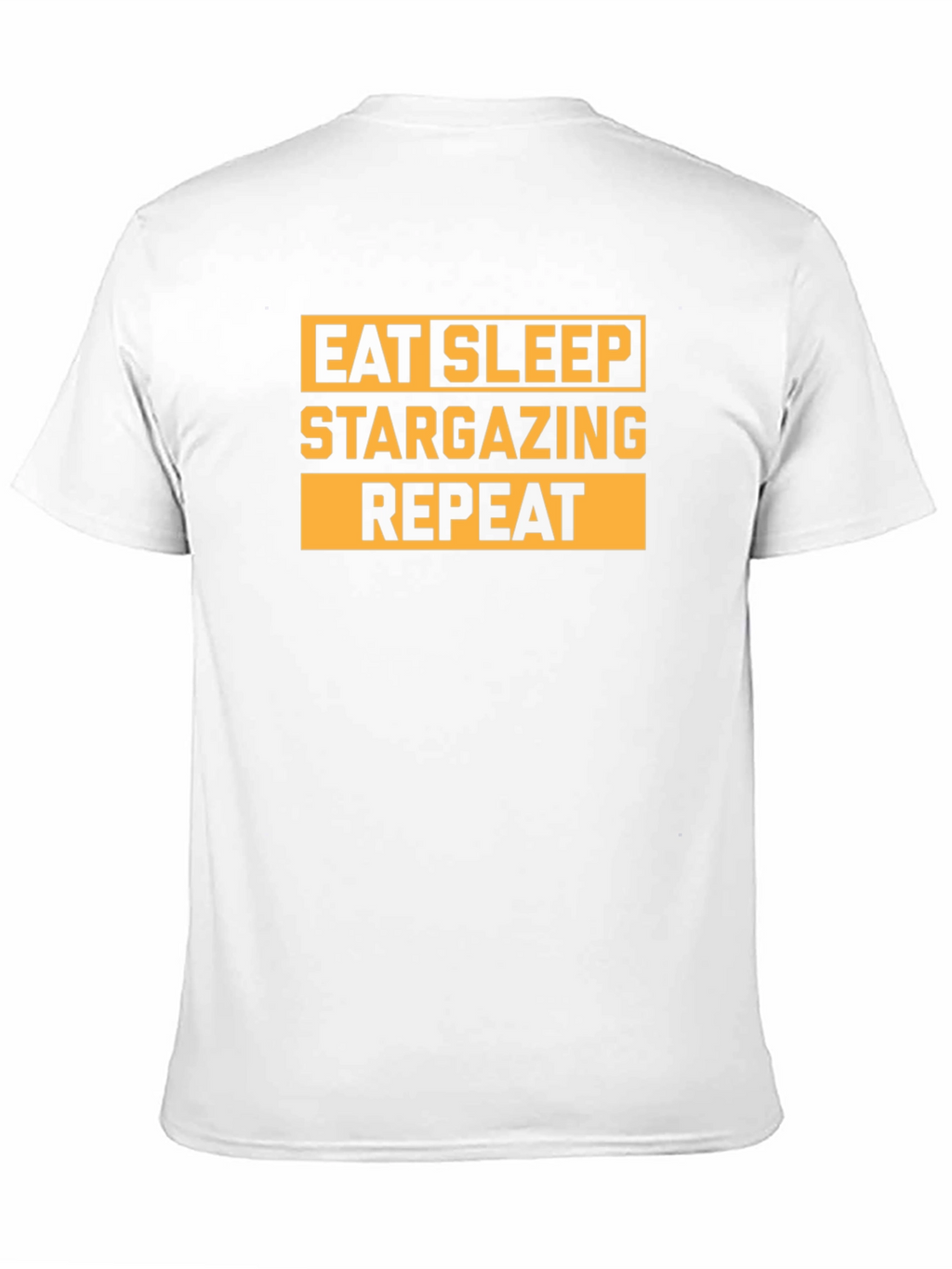 Eat Sleep Stargazing Repeat Black T-Shirt