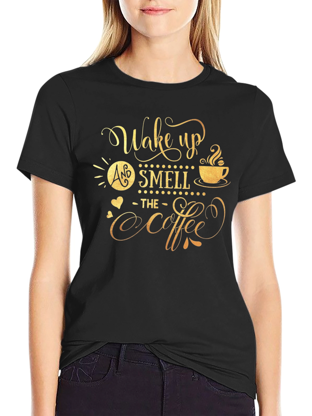 Wake Up and Smell the Coffee Graphic Tee