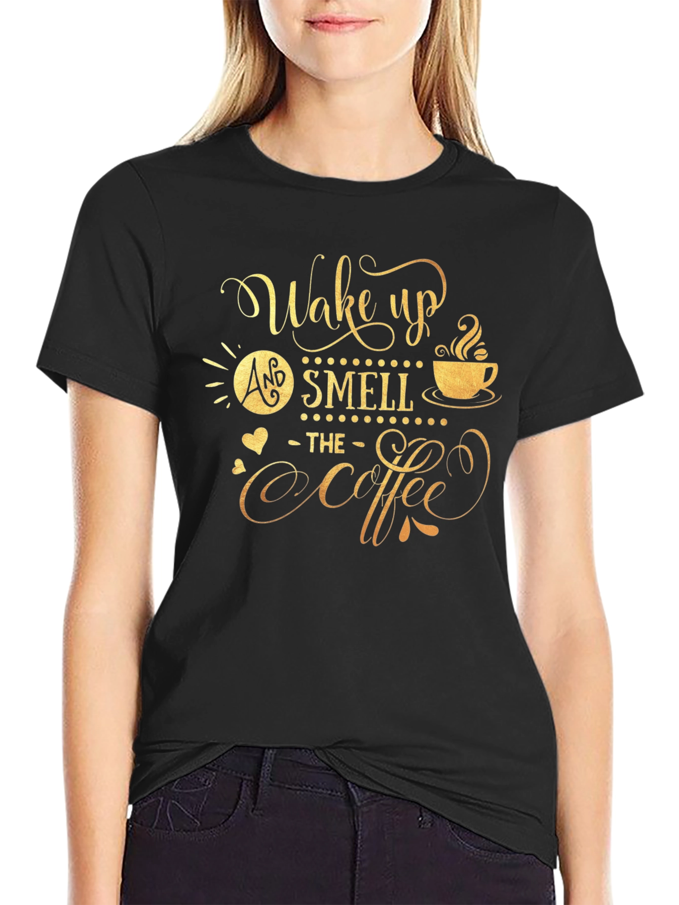 Wake Up and Smell the Coffee Graphic Tee