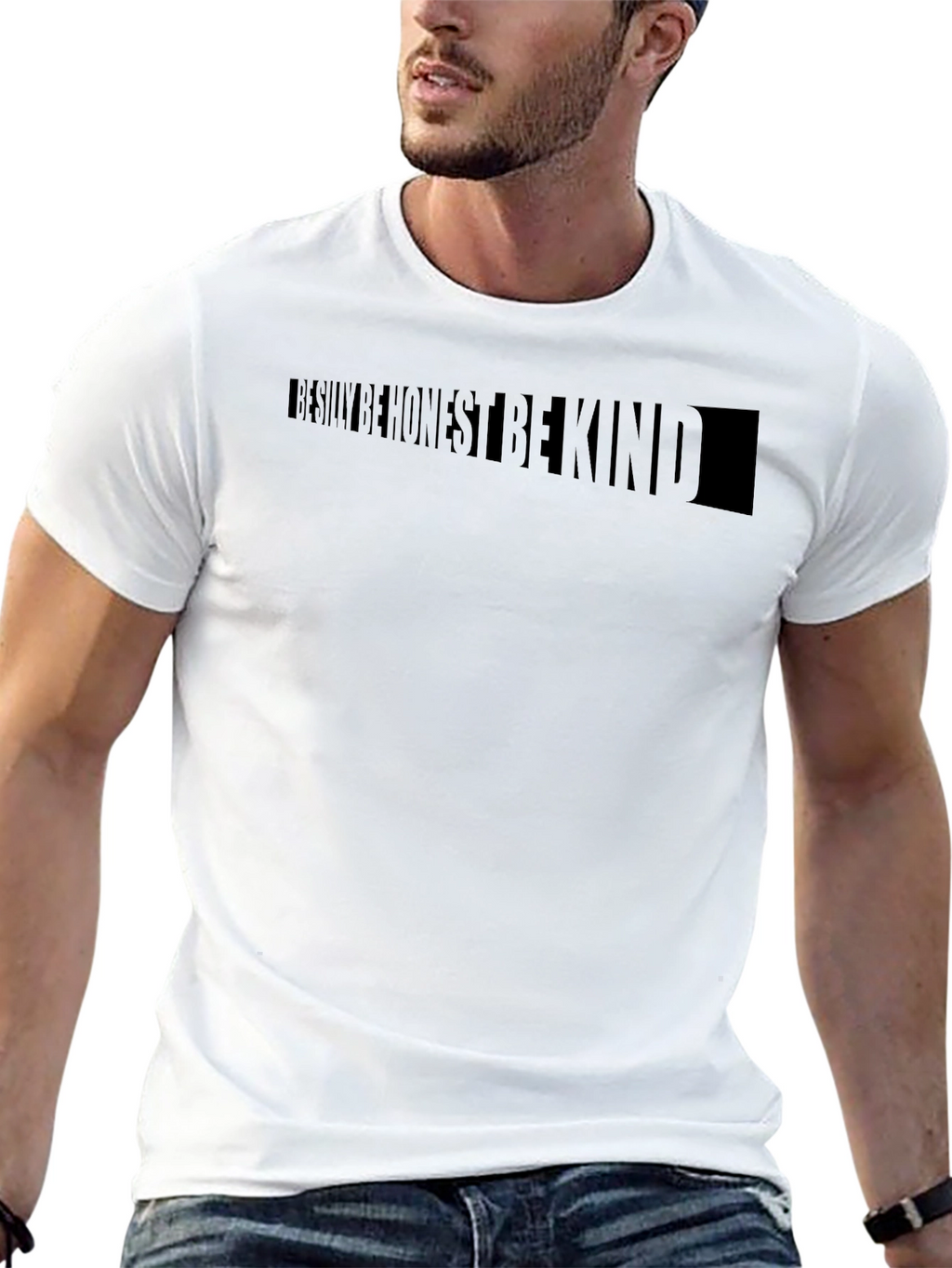 Be Silly Be Honest Be Kind Black T-Shirt