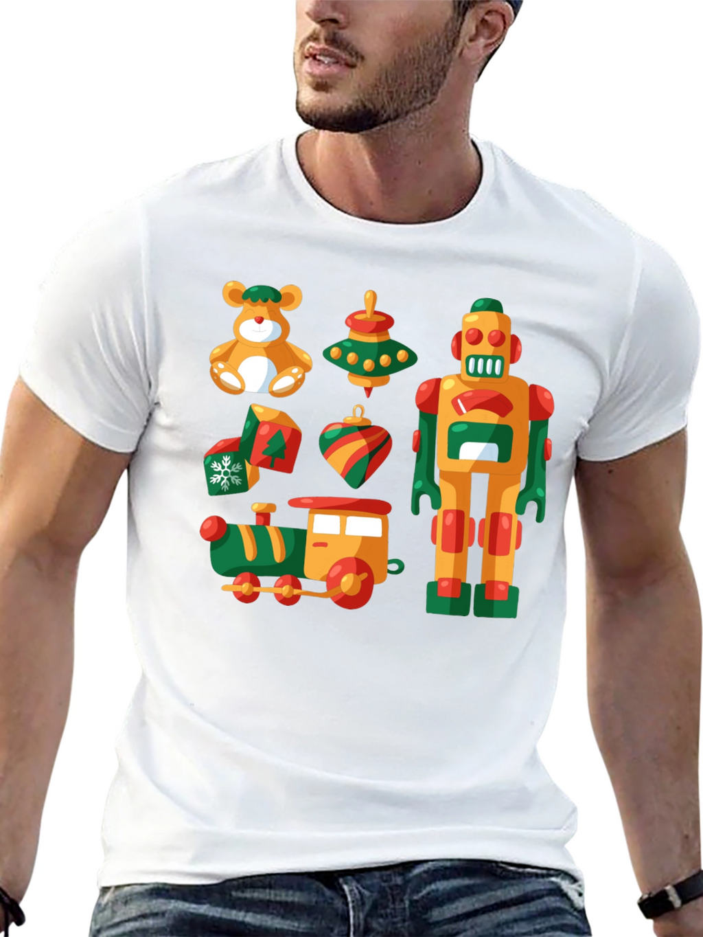 Festive Toy Graphic T-Shirt