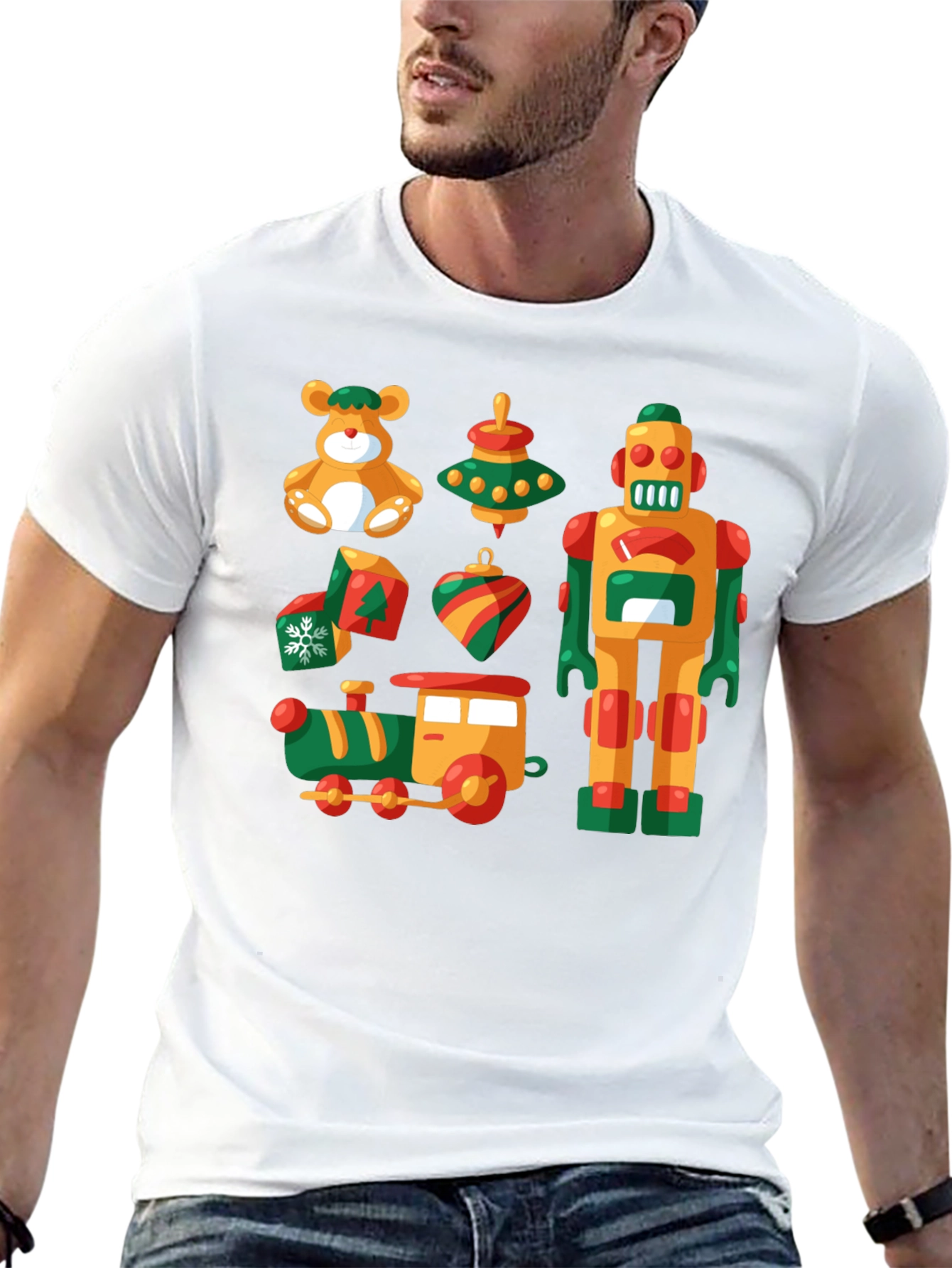 Festive Toy Graphic T-Shirt
