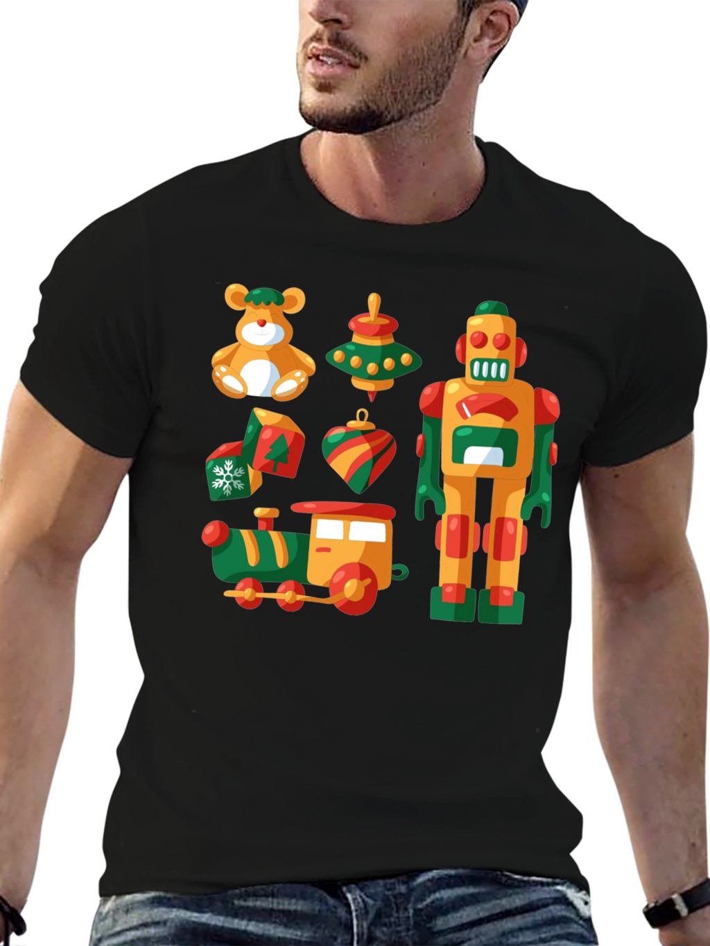 Festive Toy Graphic T-Shirt