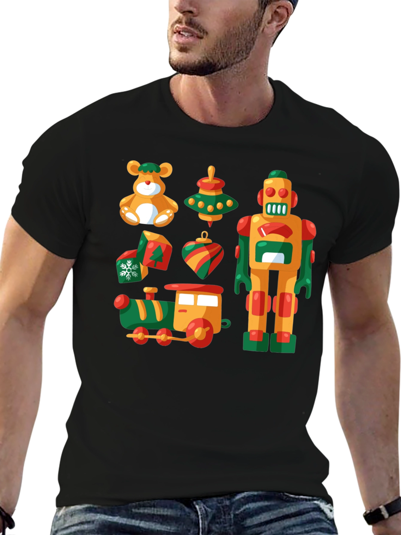 Festive Toy Graphic T-Shirt