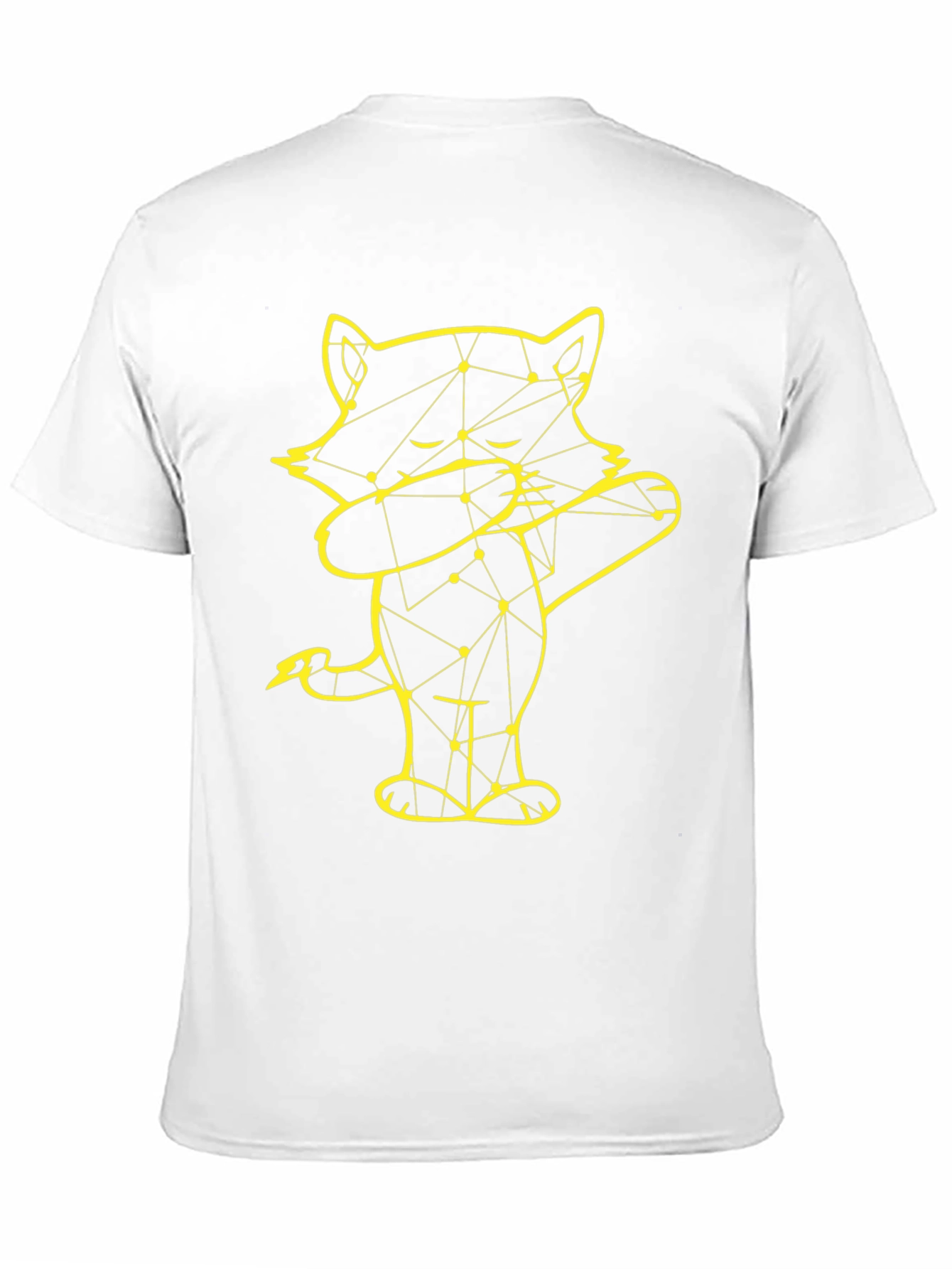Dabbing Raccoon Graphic Tee - Black Cotton Blend
