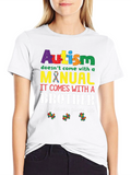Autism Brother T-Shirt:  Autism Awareness Tee