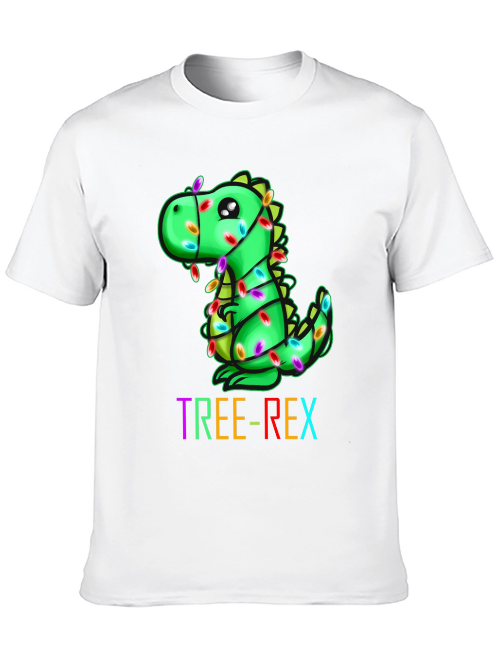 Tree-Rex Christmas T-Shirt - Dinosaur Holiday Tee