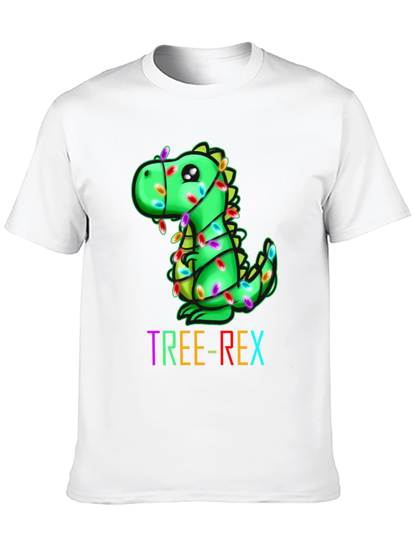 Tree-Rex Christmas T-Shirt - Dinosaur Holiday Tee