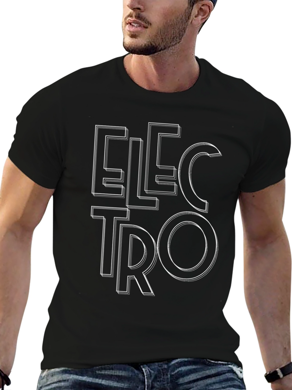 Electro Graphic Tee - Modern Style