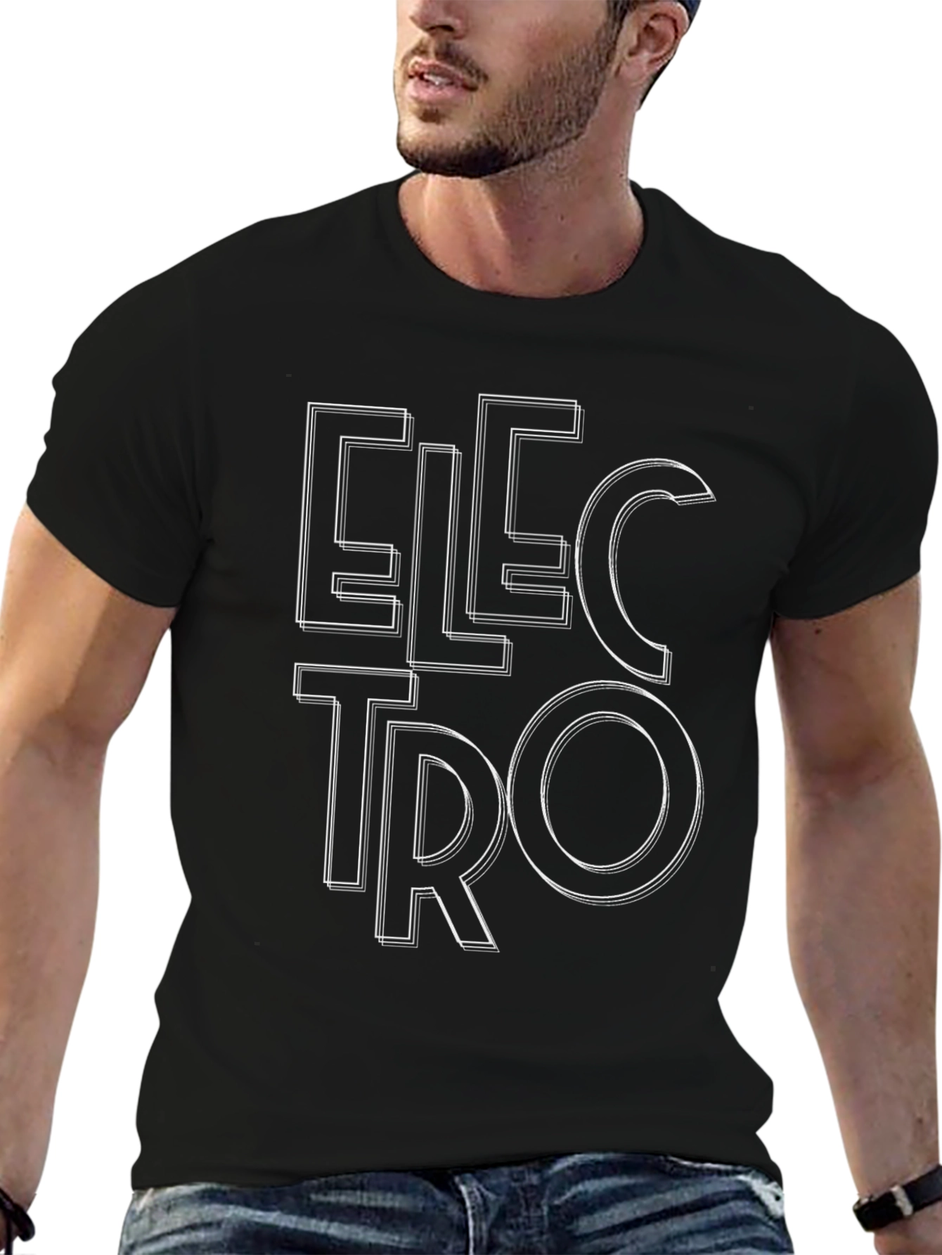 Electro Graphic Tee - Modern Style