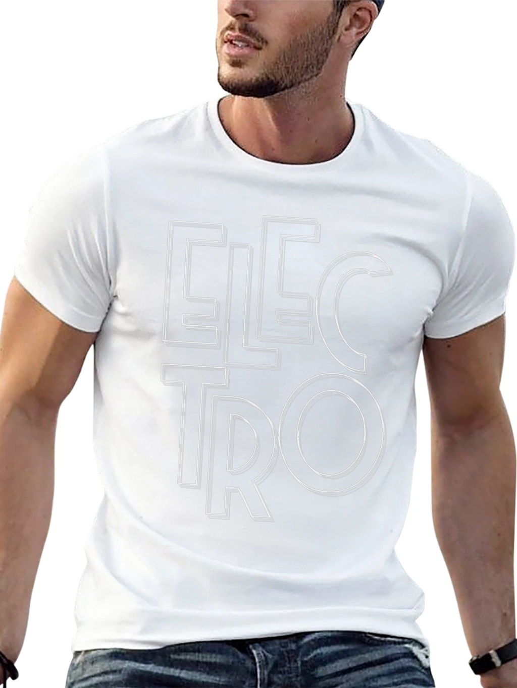 Electro Graphic Tee - Modern Style