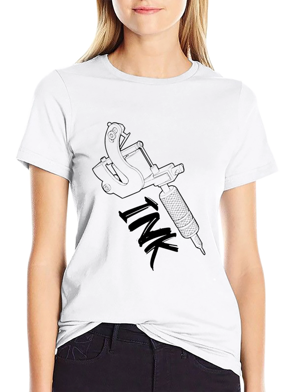 Ink Tattoo Machine Graphic Black T-Shirt
