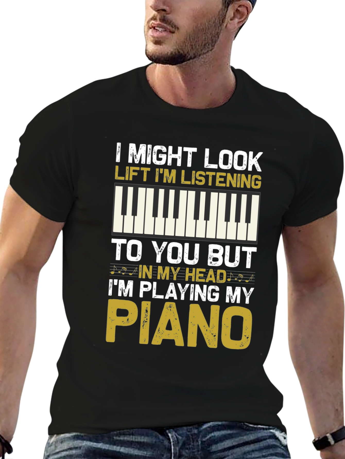 Piano Player T-Shirt - Im Playing My Piano
