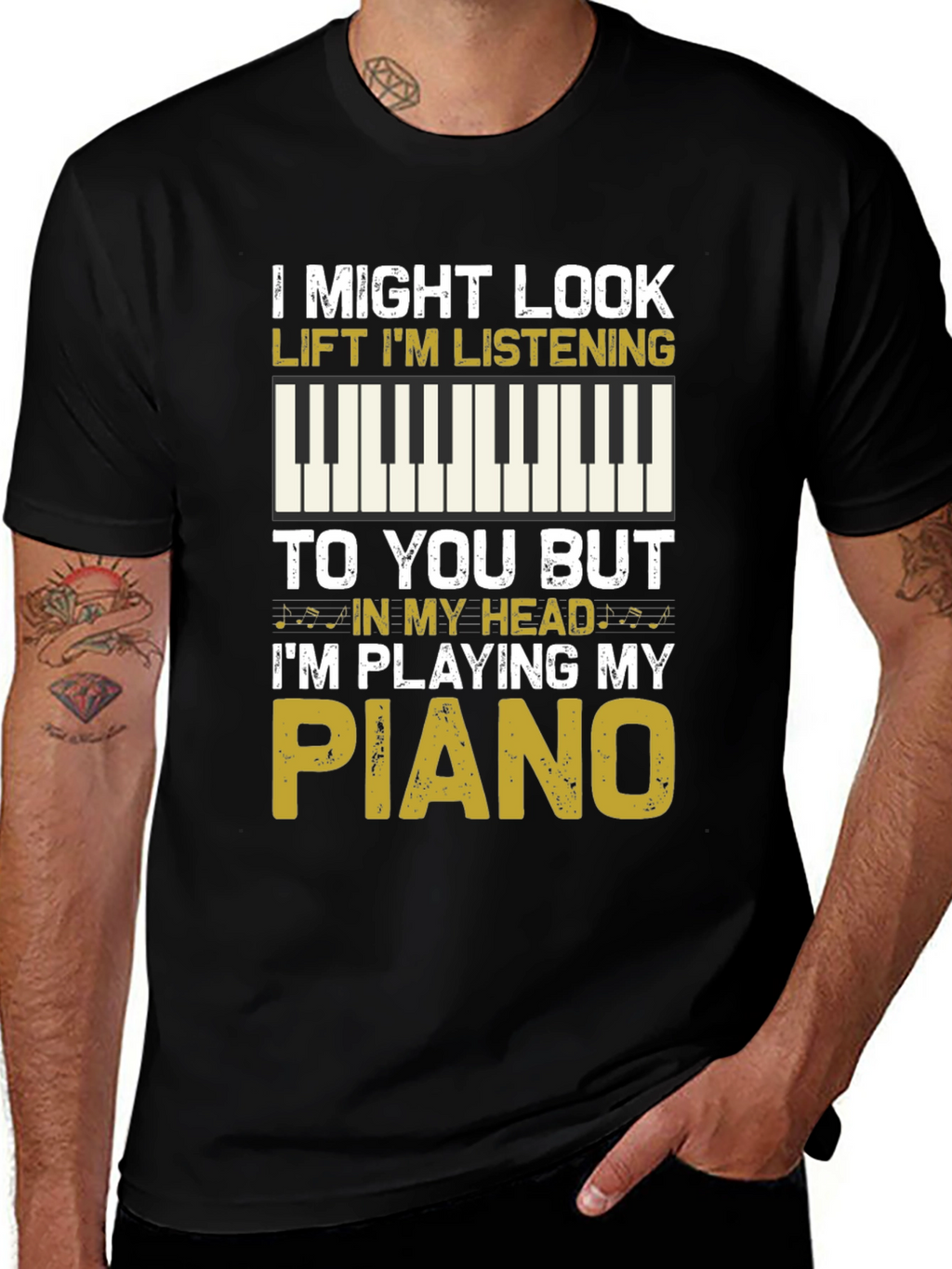 Piano Player T-Shirt - Im Playing My Piano