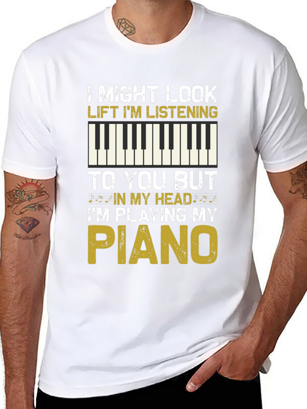 Piano Player T-Shirt - Im Playing My Piano
