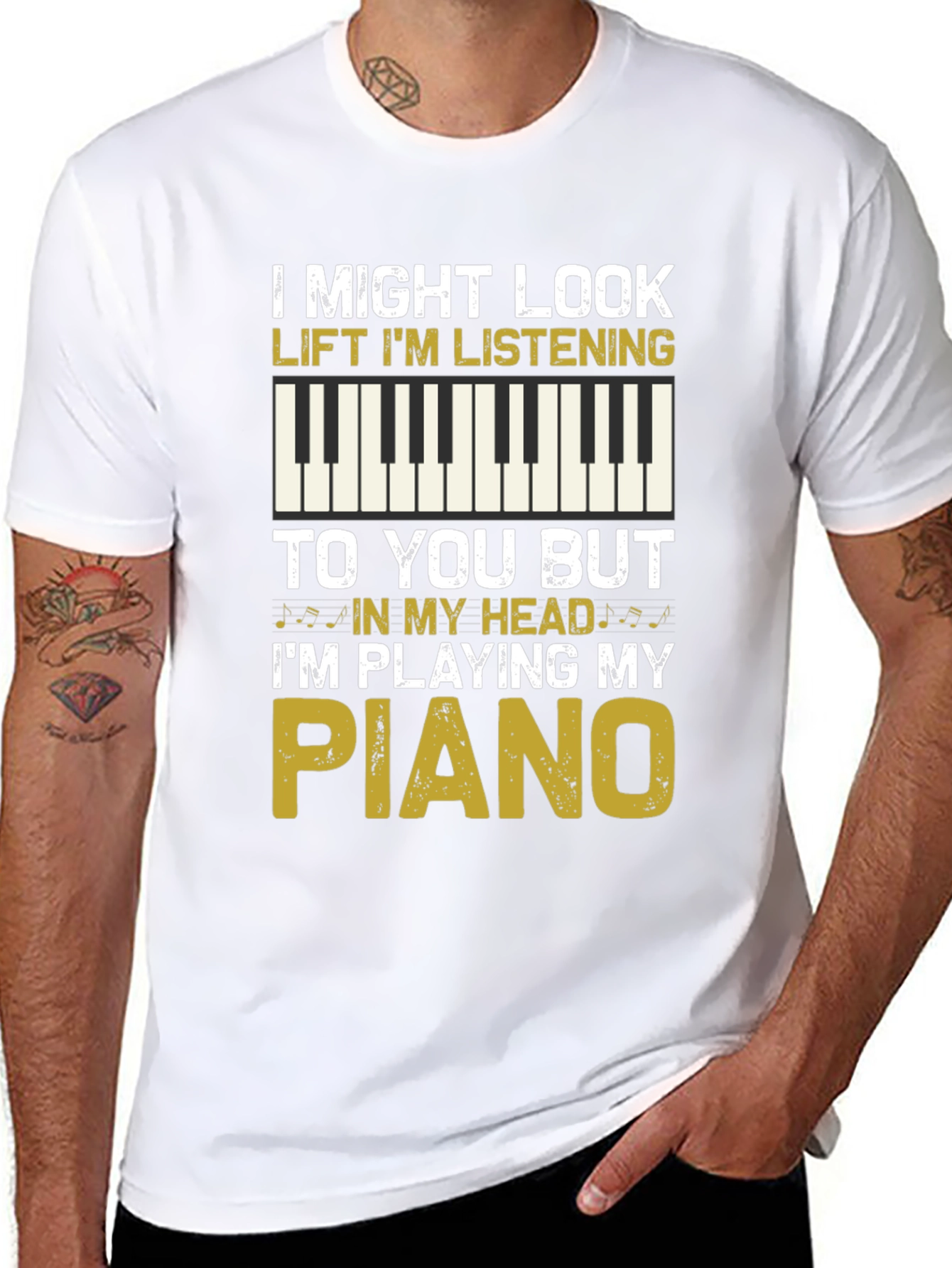 Piano Player T-Shirt - Im Playing My Piano