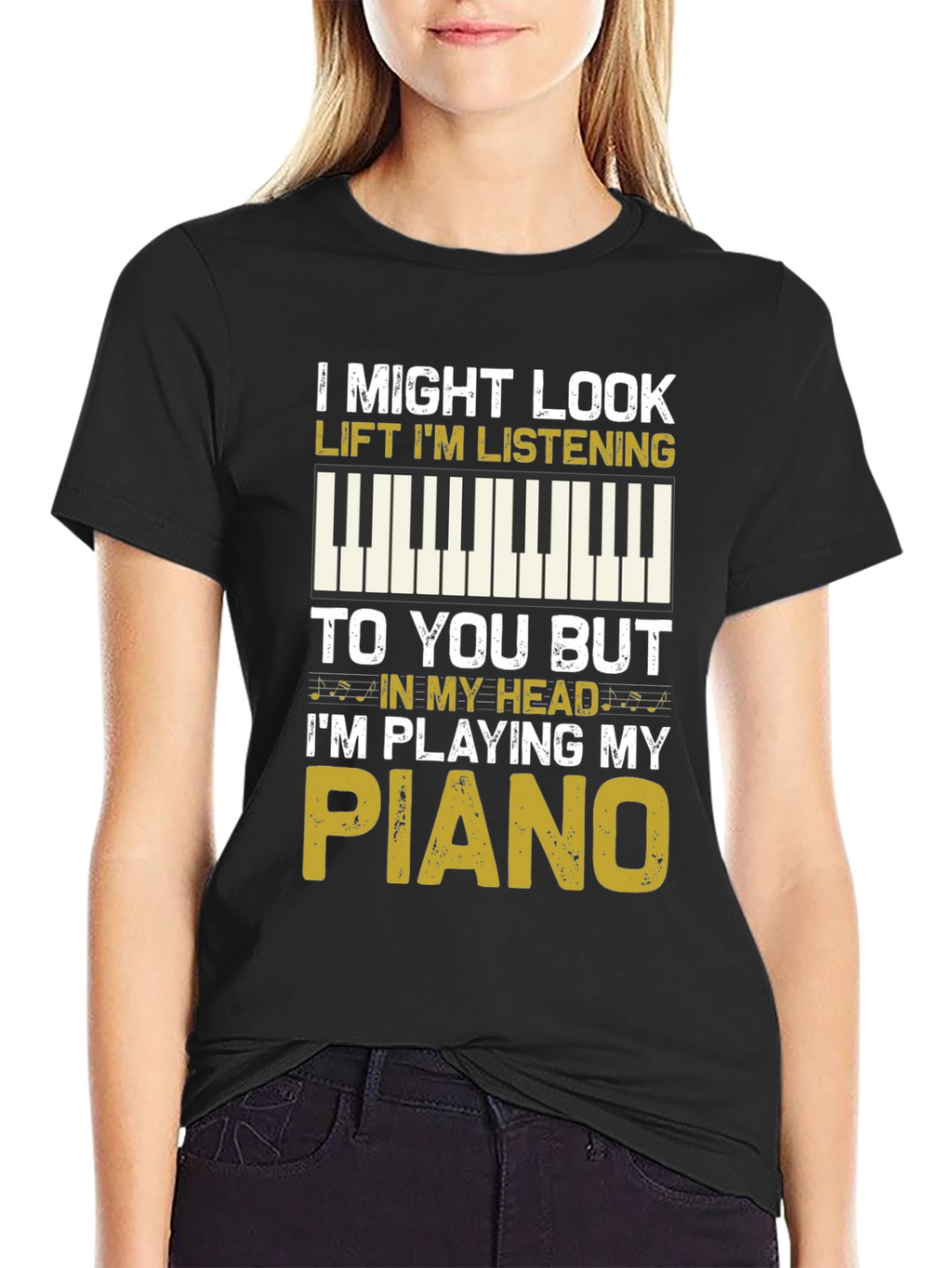 Piano Player T-Shirt - Im Playing My Piano