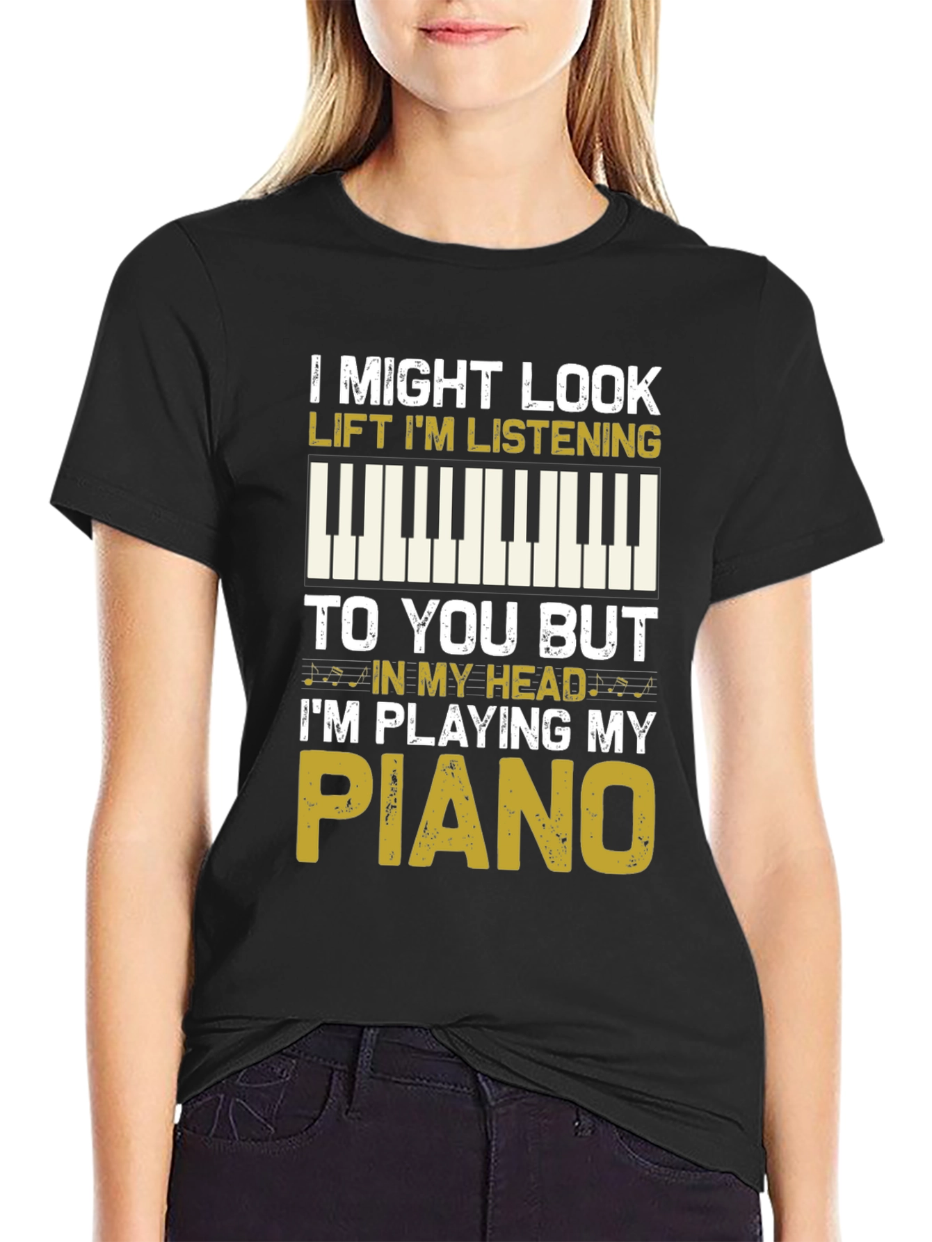 Piano Player T-Shirt - Im Playing My Piano